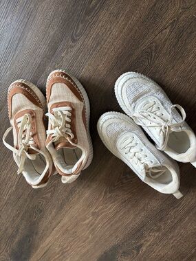 Two pair of chunky sneakers